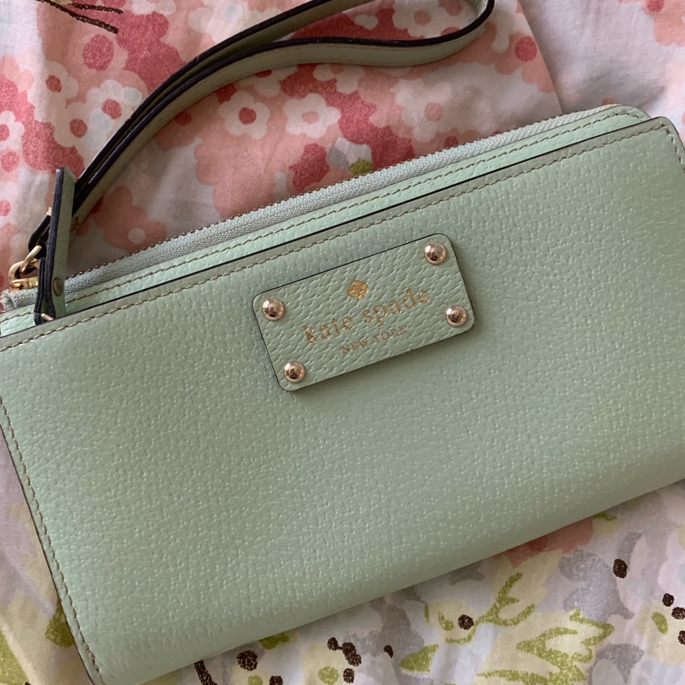 Mint Green Kate Spade Wristlet